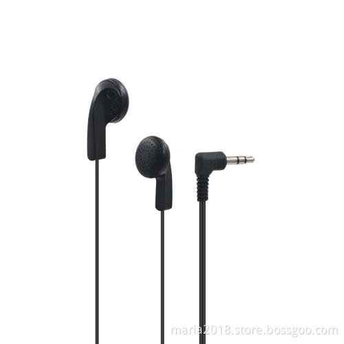 3.5mm black 32Ohms ABS airlines earphones